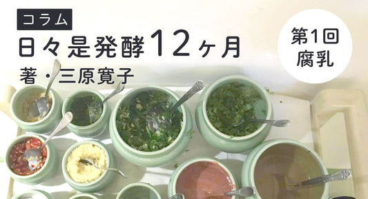 日々是発酵12ヶ月 -第1回 腐乳(前編)- - 発酵デパートメント