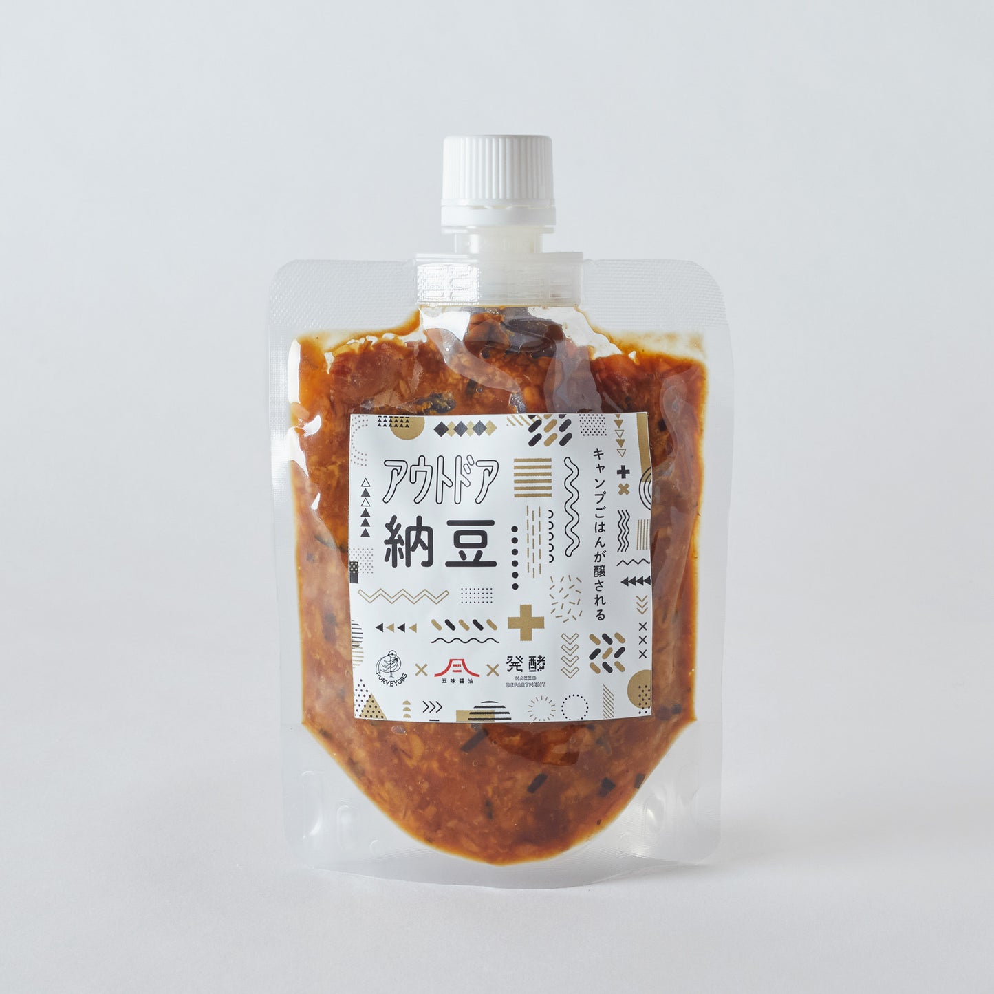 【オリジナル商品】アウトドア納豆 醤油麹味<3個セット>